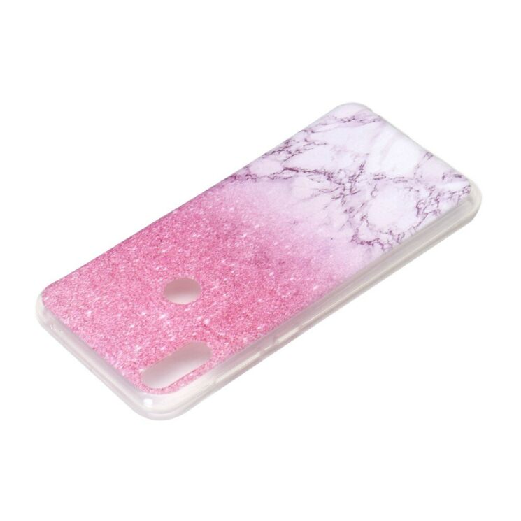 Силіконовий (TPU) чохол Deexe Pretty Glossy для ASUS Zenfone 5 (ZE620KL) - Pink Glitter and Marble: фото 4 з 6