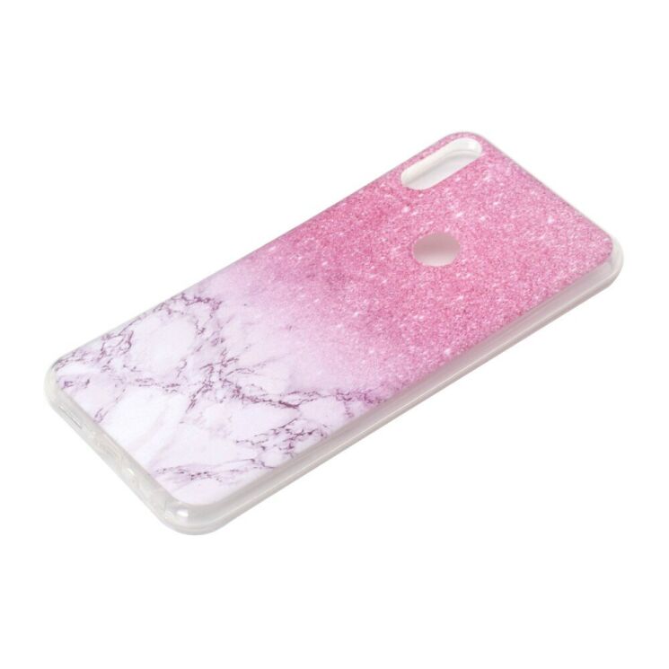 Силіконовий (TPU) чохол Deexe Pretty Glossy для ASUS Zenfone 5 (ZE620KL) - Pink Glitter and Marble: фото 3 з 6