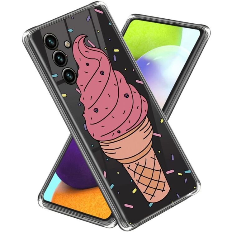 Силиконовый (TPU) чехол Deexe Pretty Glossy для Samsung Galaxy A34 (A346) - Ice Cream: фото 1 из 3