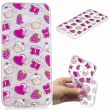 Силиконовый (TPU) чехол Deexe Pretty Glossy для Samsung Galaxy J4+ (J415) - Cakes and Strawberries (201520D)