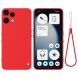Силиконовый (TPU) чехол Deexe Silicone Case для Nothing Phone (3a) Lite - Red (405408R). Фото 1 из 9