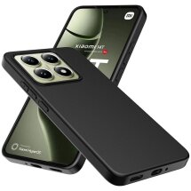 Силиконовый (TPU) чехол Deexe Smooth Case для Xiaomi 14T - Black: фото 1 из 7