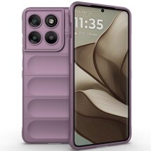 Силиконовый (TPU) чехол Deexe Terra Case для Motorola Edge 70 - Light Purple: фото 1 из 4