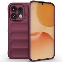 Силиконовый (TPU) чехол Deexe Terra Case для OPPO Reno 16 / 16 Pro - Wine Red: фото 1 из 8