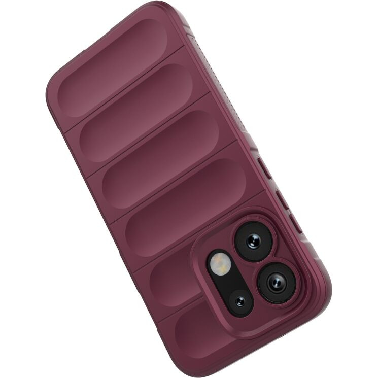 Силиконовый (TPU) чехол Deexe Terra Case для OPPO Reno 16 / 16 Pro - Wine Red: фото 4 из 8