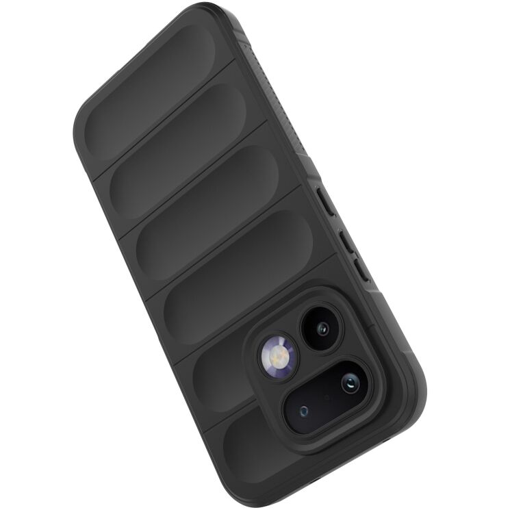 Силиконовый (TPU) чехол Deexe Terra Case для Realme 16 Pro - Black (428012B) Силиконовый (TPU) чехол Deexe Terra Case для Realme 16 Pro - Black: фото 4 из 8