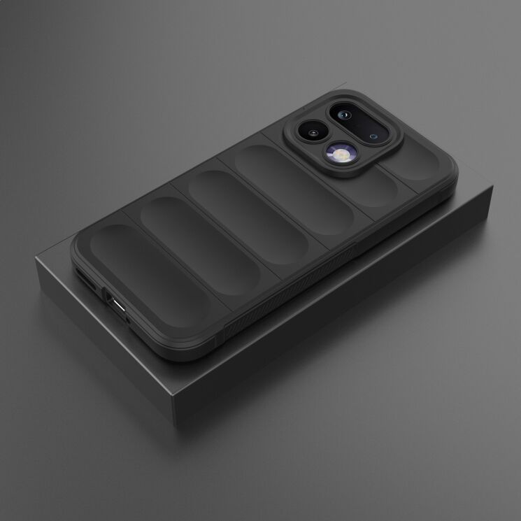 Силиконовый (TPU) чехол Deexe Terra Case для Realme 16 Pro - Black (428012B) Силиконовый (TPU) чехол Deexe Terra Case для Realme 16 Pro - Black: фото 5 из 8
