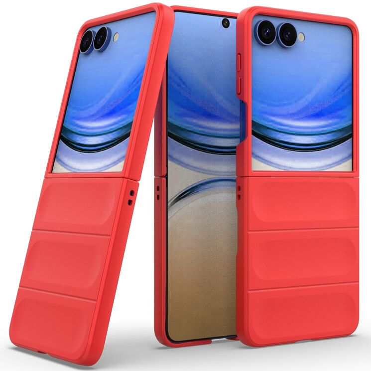 Силіконовий (TPU) чохол Deexe Terra Case для Samsung Galaxy Flip 8 - Red: фото 2 з 8