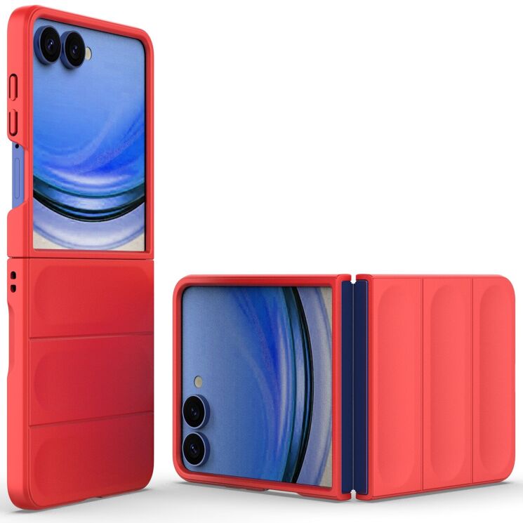 Силіконовий (TPU) чохол Deexe Terra Case для Samsung Galaxy Flip 8 - Red: фото 6 з 8