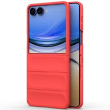 Силіконовий (TPU) чохол Deexe Terra Case для Samsung Galaxy Flip 8 - Red: фото 1 з 8