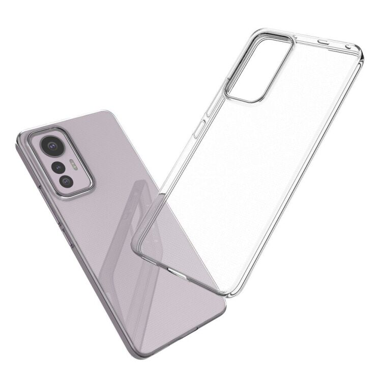 Силиконовый (TPU) чехол Deexe UltraThin для Xiaomi 12 Lite - Transparent: фото 4 из 6