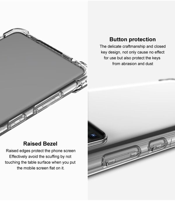 Силиконовый (TPU) чехол IMAK Airbag Case для Xiaomi Mi 11 Ultra - Transparent: фото 7 из 13
