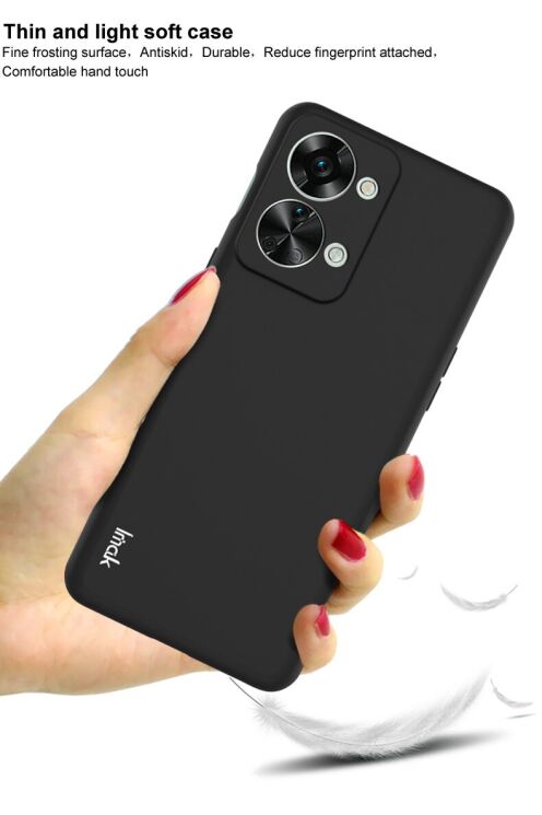 Силиконовый (TPU) чехол IMAK UC-3 Series для OnePlus Nord 2T - Black: фото 7 из 12