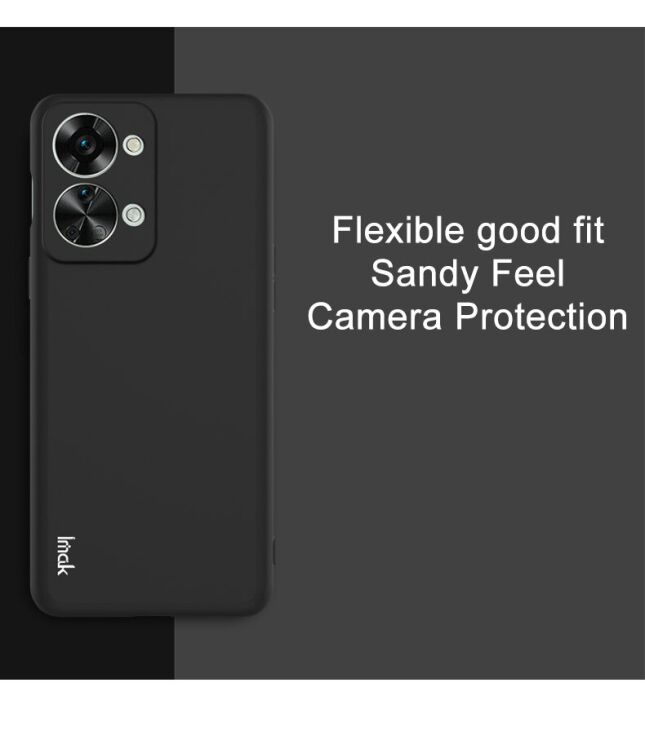 Силиконовый (TPU) чехол IMAK UC-3 Series для OnePlus Nord 2T - Black: фото 11 из 12