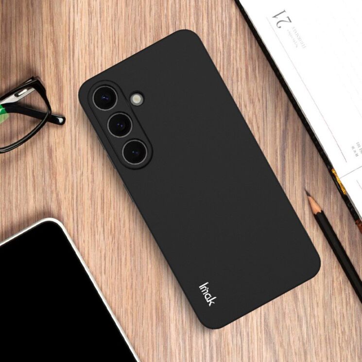 Силиконовый (TPU) чехол IMAK UC-3 Series для Samsung Galaxy S25 (S931) - Black: фото 9 из 10