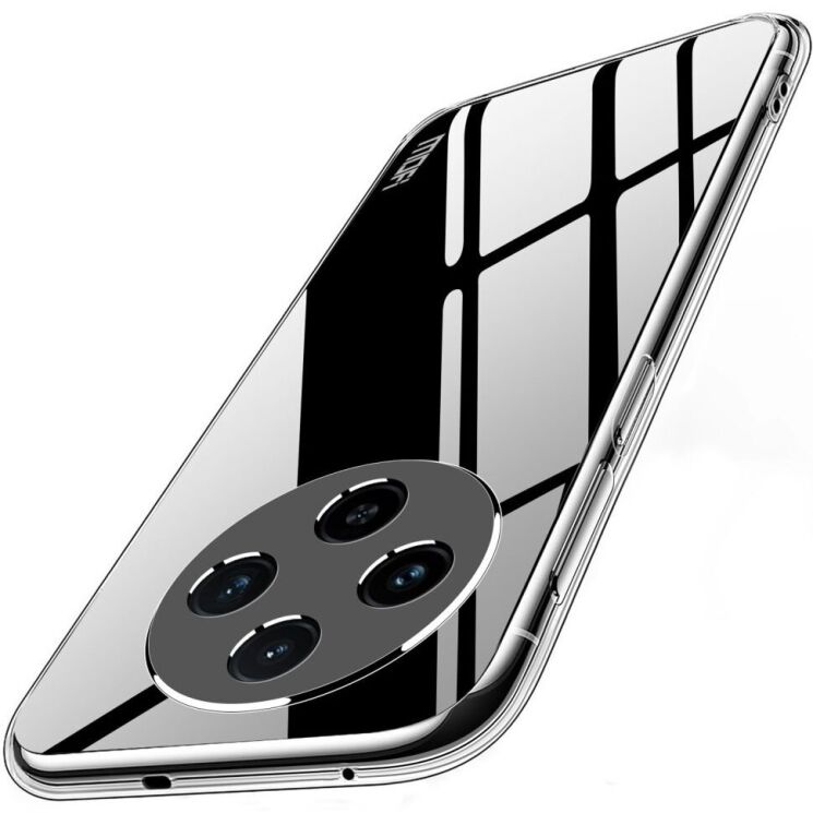 Силиконовый (TPU) чехол MOFI Thin Guard для OPPO Reno 12 F/FS - Transparent: фото 2 из 11