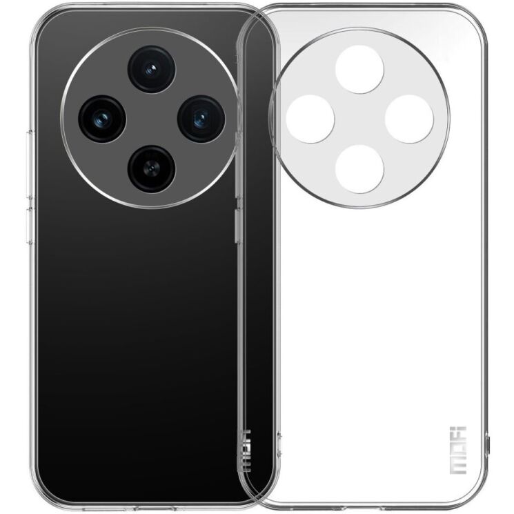 Силиконовый (TPU) чехол MOFI Thin Guard для OPPO Reno 12 F/FS - Transparent: фото 1 из 11