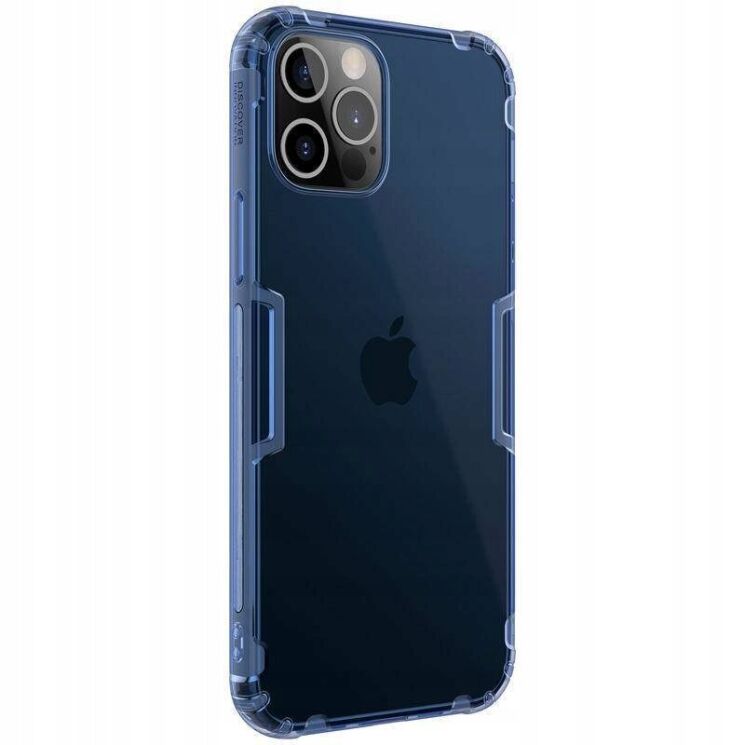 Силиконовый (TPU) чехол NILLKIN Nature Max для Apple iPhone 12 / iPhone 12 Pro - Blue: фото 3 из 18
