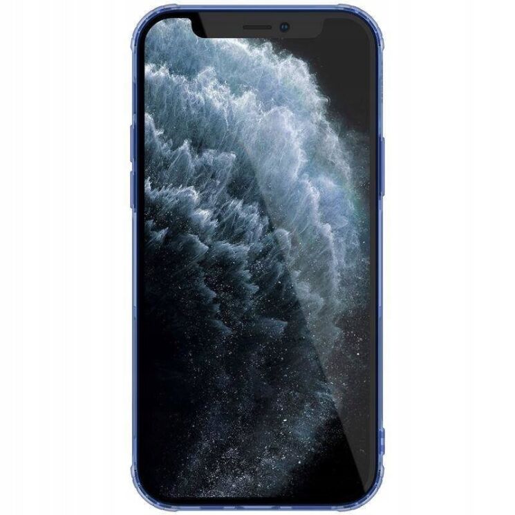 Силиконовый (TPU) чехол NILLKIN Nature Max для Apple iPhone 12 / iPhone 12 Pro - Blue: фото 2 из 18