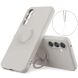 Силиконовый (TPU) чехол с кольцом Deexe Color Shell для Samsung Galaxy A27 (A276) - Grey (408615H). Фото 1 из 5
