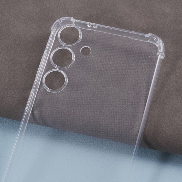 Силиконовый (TPU) чехол UniCase Carrying AirBag для Samsung Galaxy S24 Plus - Transparent: фото 4 из 7