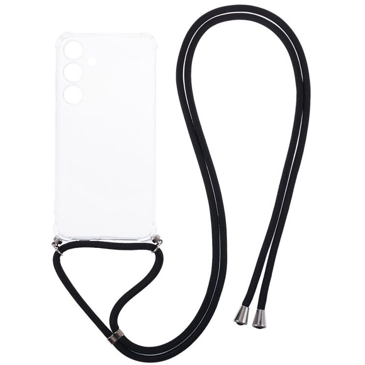 Силиконовый (TPU) чехол UniCase Carrying AirBag для Samsung Galaxy S24 Plus - Transparent: фото 1 из 7