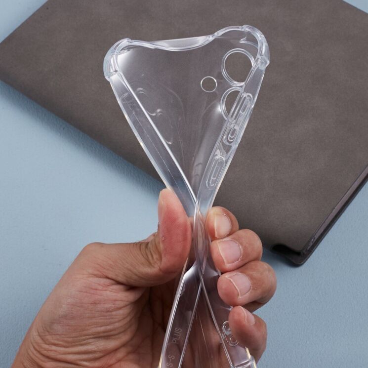 Силиконовый (TPU) чехол UniCase Carrying AirBag для Samsung Galaxy S24 Plus - Transparent: фото 7 из 7