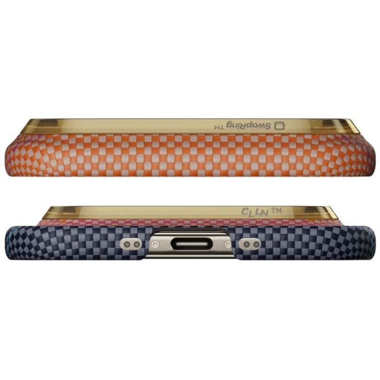 Ультратонкий чехол Pitaka Edge Case California Dream для iPhone Air (SCD1705A) - Baby Blue / Rose: фото 5 из 10