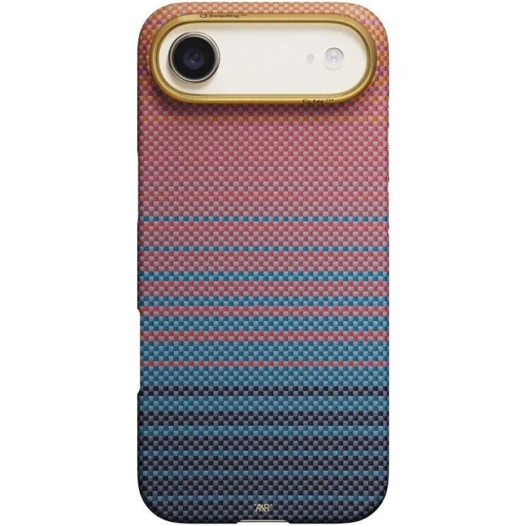 Ультратонкий чехол Pitaka Edge Case California Dream для iPhone Air (SCD1705A) - Baby Blue / Rose: фото 1 из 10