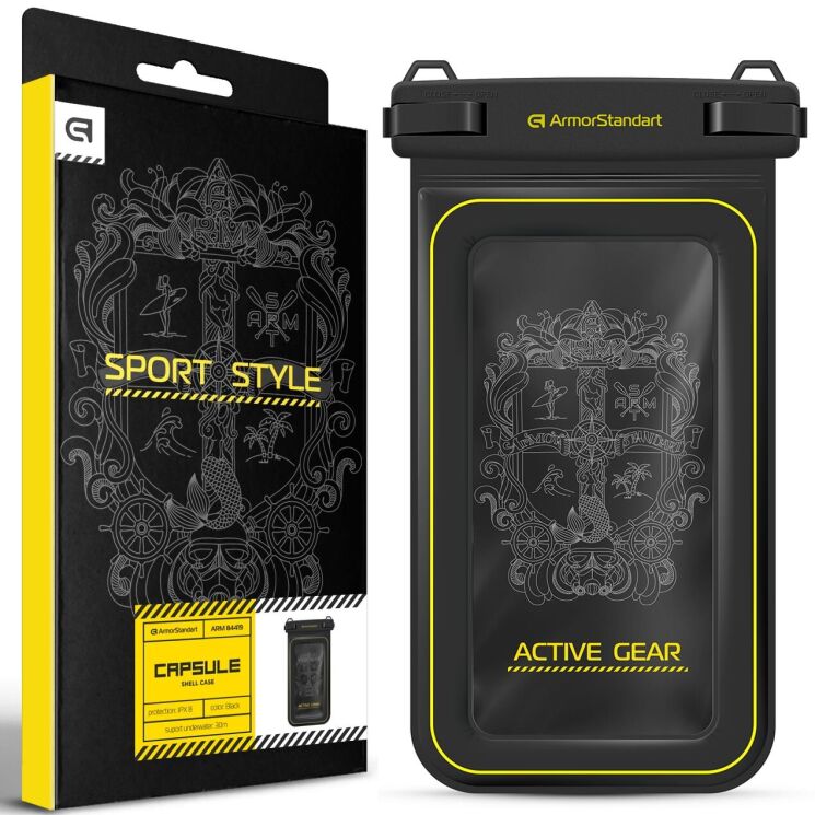 Влагозащитный чехол ArmorStandart Capsule Shell - Black: фото 2 из 2