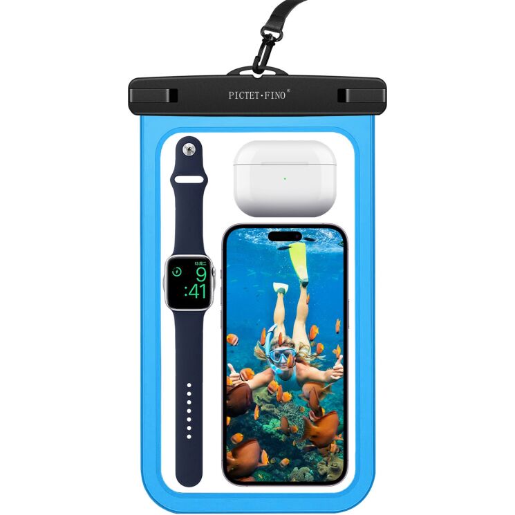 Вологозахисний чохол PICTET.FINO RH19 Waterproof Bag - Sky Blue: фото 2 з 9