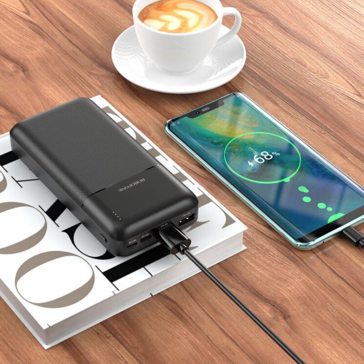 Внешний аккумулятор BOROFONE BJ16A 10W Cube (20000mAh) - Black: фото 4 из 4