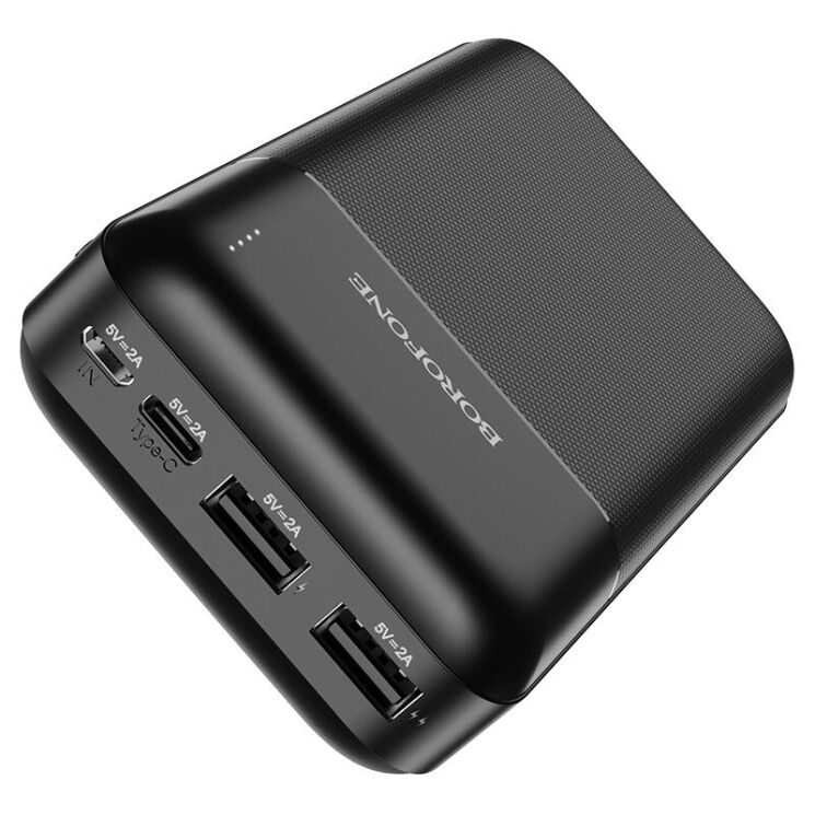 Внешний аккумулятор BOROFONE BJ16A 10W Cube (20000mAh) - Black: фото 2 из 4
