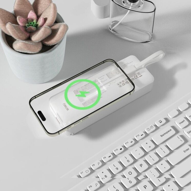 Внешний аккумулятор WIWU Wi-P023 145W (20000mAh) - Silver: фото 6 из 7