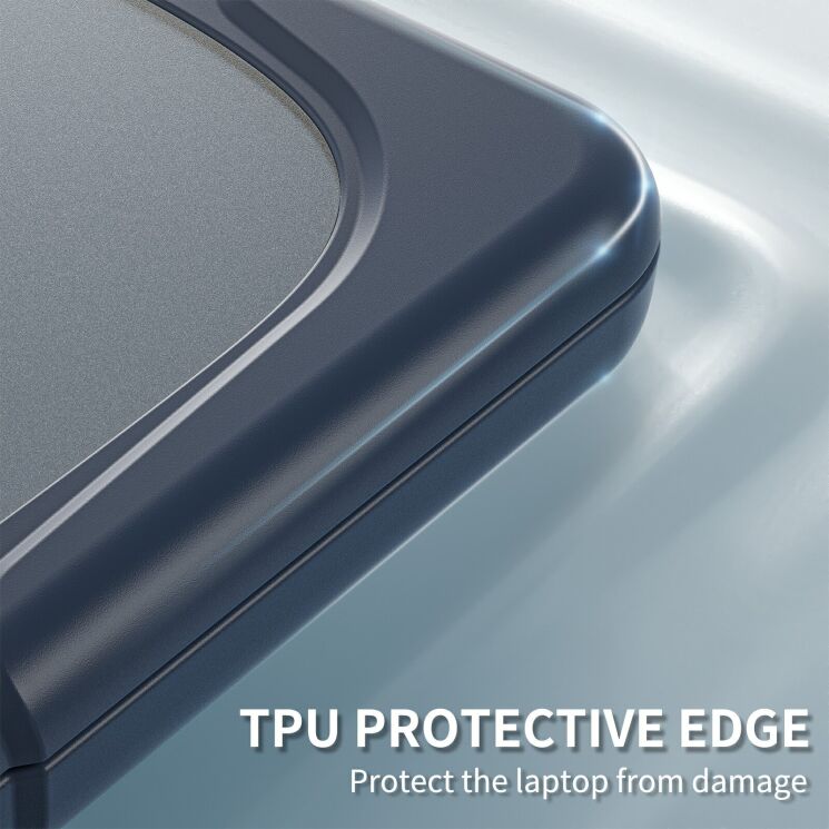 Защитная накладка Deexe Stand Shell для Apple MacBook Neo (2026) - Blue (236705L) Защитная накладка Deexe Stand Shell для Apple MacBook Neo (2026) - Blue: фото 3 из 16