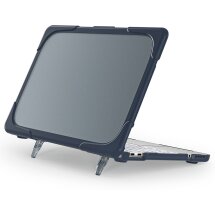 Защитная накладка Deexe Stand Shell для Apple MacBook Neo (2026) - Blue: фото 1 из 16