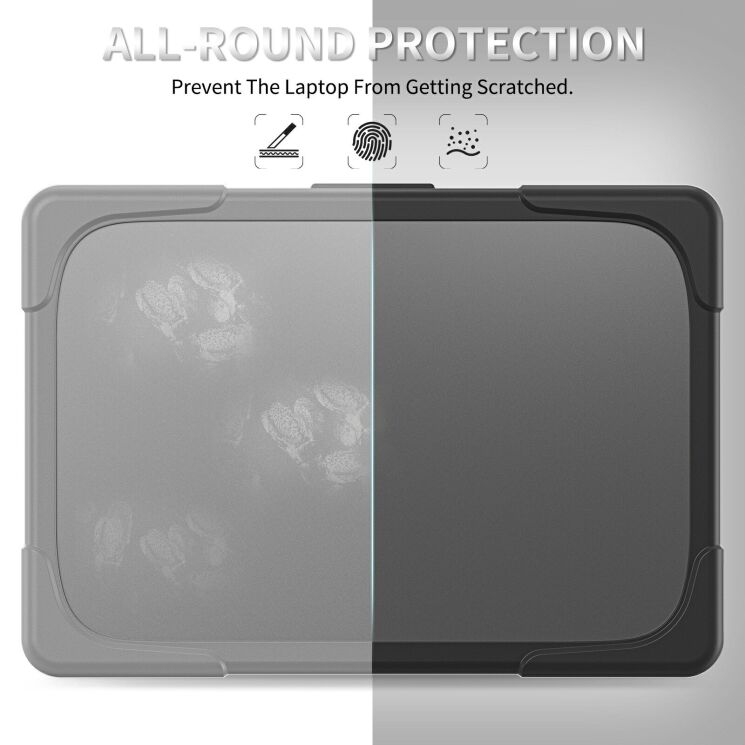 Защитная накладка Deexe Stand Shell для Apple MacBook Neo (2026) - Blue (236705L) Защитная накладка Deexe Stand Shell для Apple MacBook Neo (2026) - Blue: фото 6 из 16