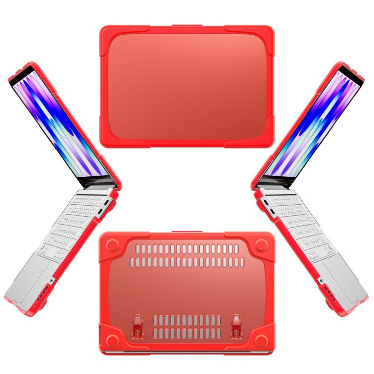 Защитная накладка Deexe Stand Shell для Apple MacBook Neo (2026) - Blue (236705L) Защитная накладка Deexe Stand Shell для Apple MacBook Neo (2026) - Blue: фото 8 из 16