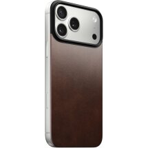 Защитная накладка Nomad Mag Leather Back для iPhone 17 Pro Max (NM014384858) - Rustic Brown: фото 1 из 11