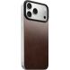 Защитная накладка Nomad Mag Leather Back для iPhone 17 Pro Max (NM014384858) - Rustic Brown (411119Z). Фото 1 из 11