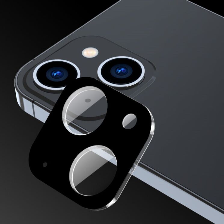 Защитное стекло HAT PRINCE Black Lens Protector для Apple iPhone 13 / 13 mini - Black: фото 4 из 7