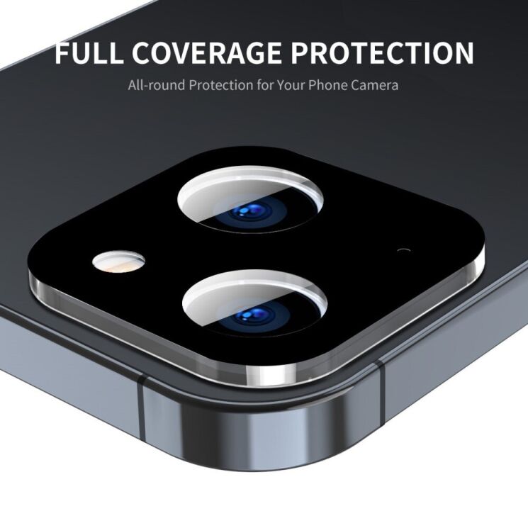 Защитное стекло HAT PRINCE Black Lens Protector для Apple iPhone 13 / 13 mini - Black: фото 2 из 7