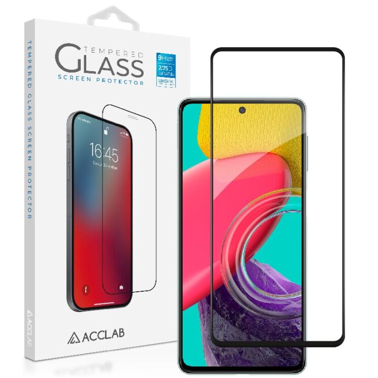 Защитное стекло ACCLAB Full Glue для Samsung Galaxy M53 (M536) - Black: фото 1 из 7