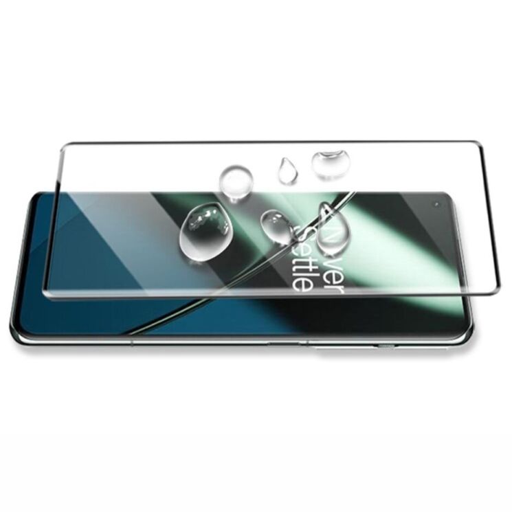 Защитное стекло AMORUS 3D Curved Full Glue для OnePlus 11 - Black: фото 3 из 7