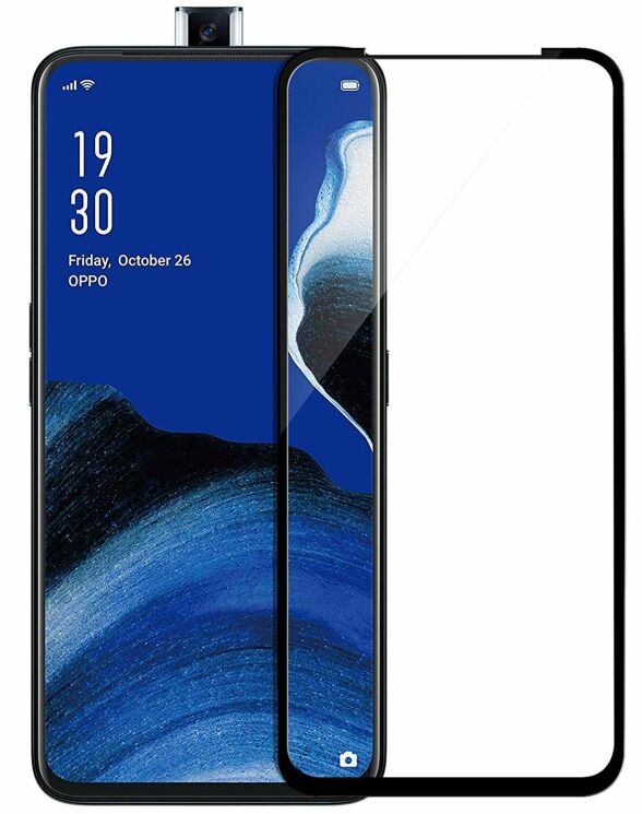 Защитное стекло Deexe 5D Full Glue для OPPO Reno 2Z - Black: фото 1 из 1