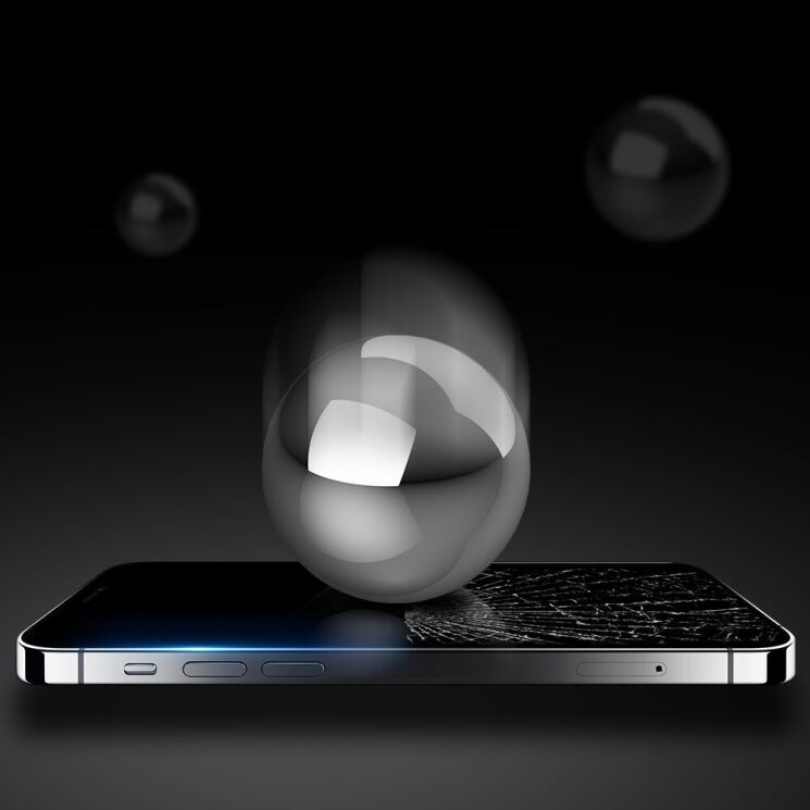 Защитное стекло DUX DUCIS Full Glue для Apple iPhone 13 / 13 Pro / 16e - Black: фото 2 из 7