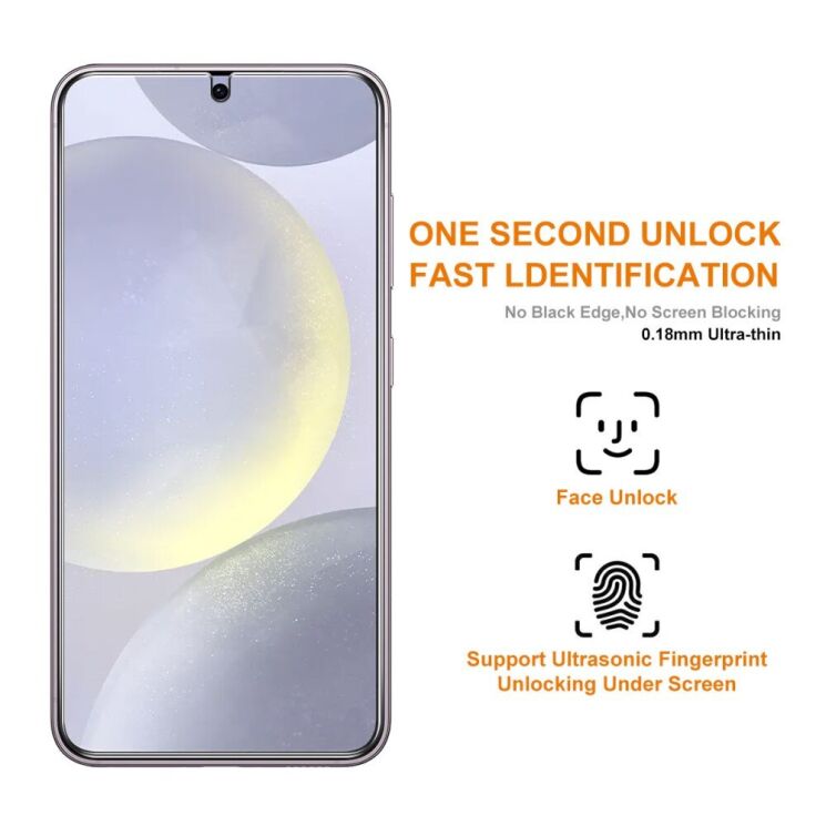 Защитное стекло ENKAY Easy Install Clear Glass для Samsung Galaxy S24 (S921): фото 6 из 10