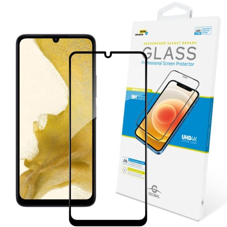 Защитное стекло Global Full Glue для Xiaomi Redmi 13C / Poco C65 - Black: фото 1 из 4