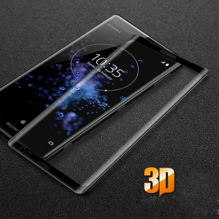 Защитное стекло IMAK Full Covering для Sony Xperia XZ3 - Black: фото 3 из 11