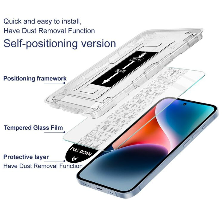 Захисне скло IMAK H Install Screen Guard для Xiaomi Poco X8 Pro Max: фото 8 з 11